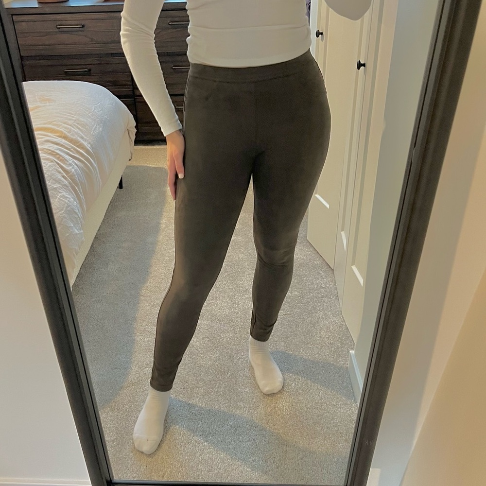 Anthropologie Sanctuary Faux Suede Leggings